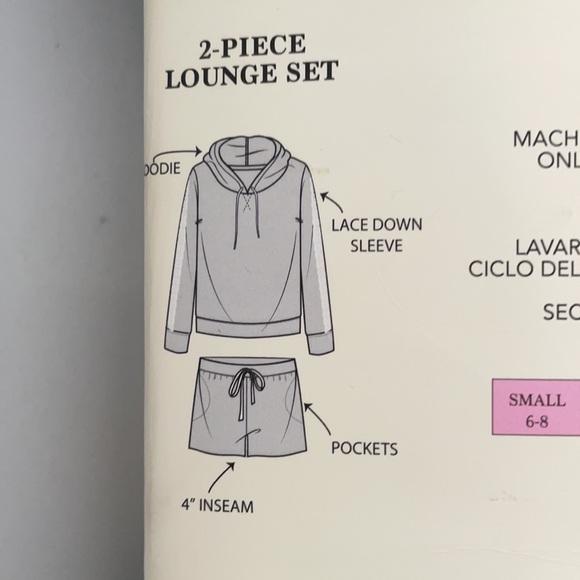 2 pc Loungewear set by Flora Nikrooz, SIZE M - Picture 6 of 6